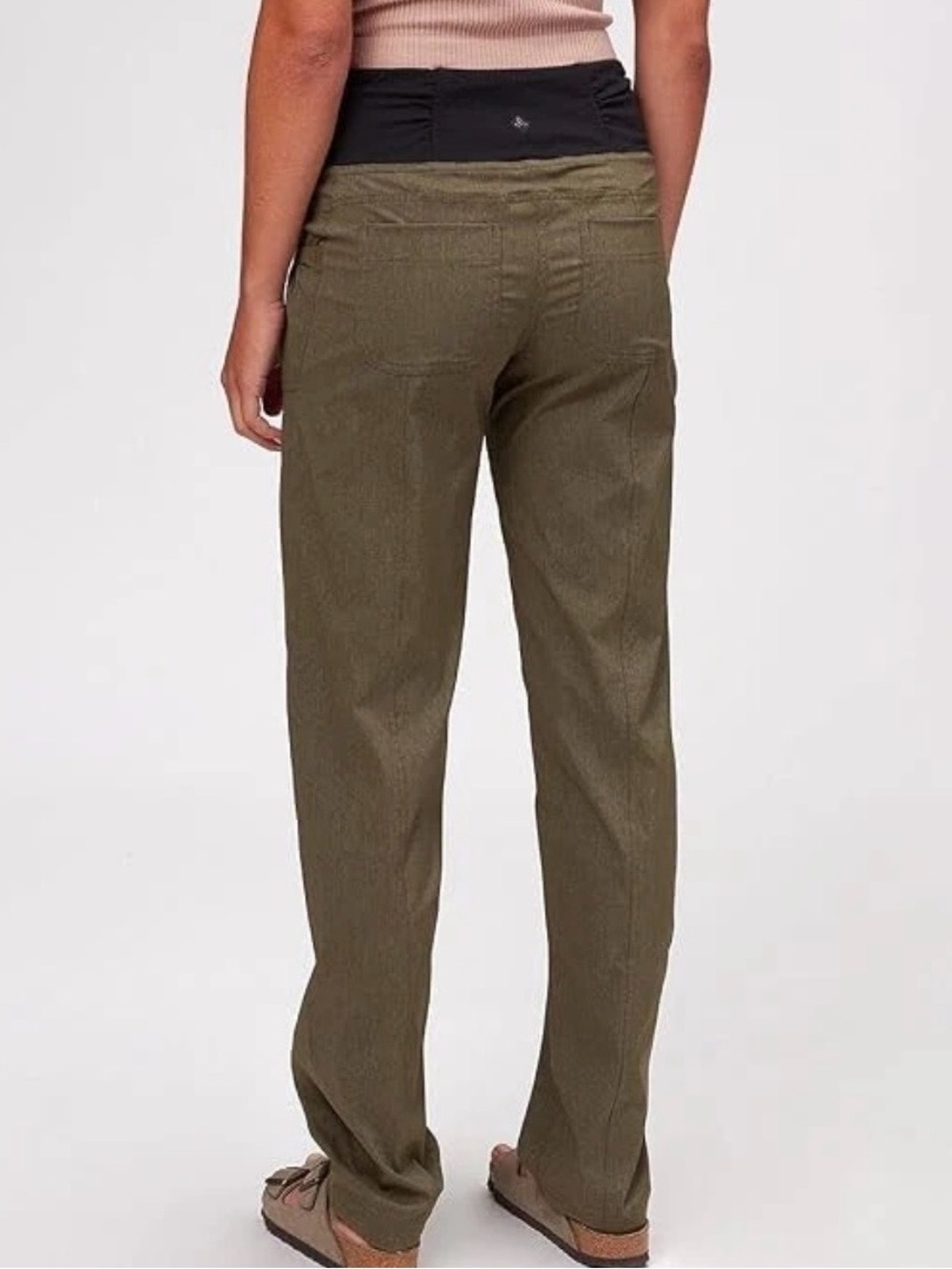 prAna Summit Hybrid Joggers Women’s Straight Leg Hike Pants Mossy Green XS - Picture 8 of 12